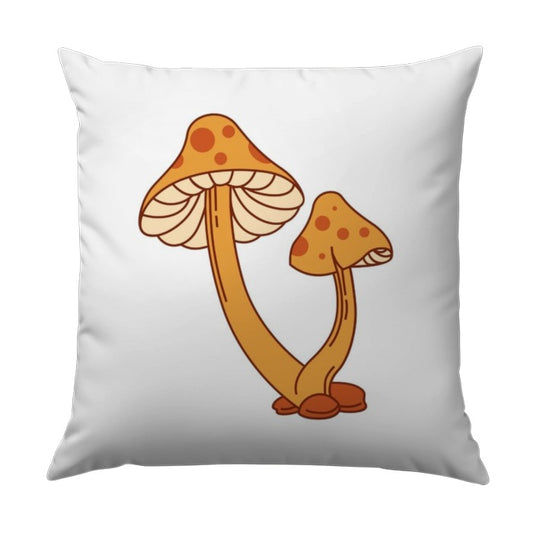 Mushroom Pillow, Fungi Throw Pillow, Nature Inspired Decor, Cottagecore Cushion, Forest Accent Pillow, Boho Decor - Tawshia