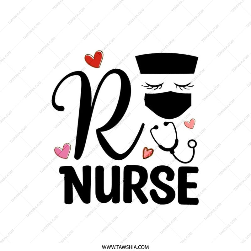 RN Nurse Pillow, Nurse Pillow Gift, Registered Nurse Pillow, Medical Pillow Decor, Heart Nurse Pillow, Healthcare Worker Pillow - Tawshia