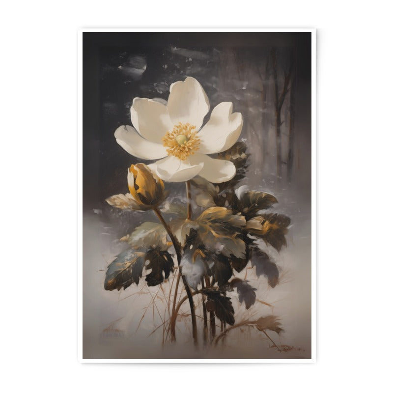 Anemone Photographic Print, Floral Wall Art, Flower Photography, Botanical Decor, Elegant Home Decor, Nature Photo, Gift Idea - Tawshia