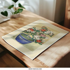 Azalea Bonsai Photographic Print, Japanese Art Print, Floral Photography, Home Decor, Wall Art, Botanical Print - Tawshia