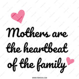 Mothers Heartbeat Family Mug, Mom Gift, Mothers Day Gift, Best Mom Ever, Family Love, Coffee Mug, Tea Cup, Heart Mug - Tawshia