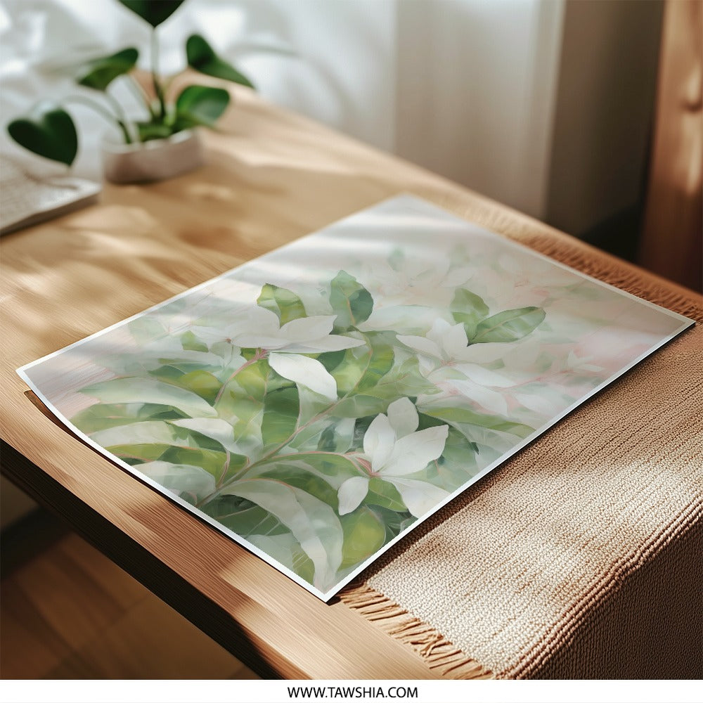 Floral Photographic Prints, Magnolia Flower Artwork, Botanical Print, Pastel Wall Art, Home Decor, Spring Floral Art, Gift Idea - Tawshia