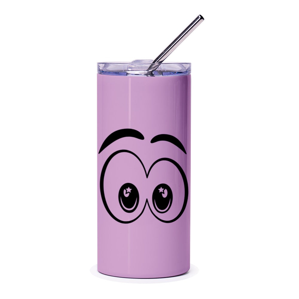 Googly Eyes Tumbler, Fun Tumbler Cup, Cartoon Eyes, Cute Tumbler, Drinkware, Novelty Gift, Unique Tumbler, Whimsical Tumbler, Gift Idea - Tawshia