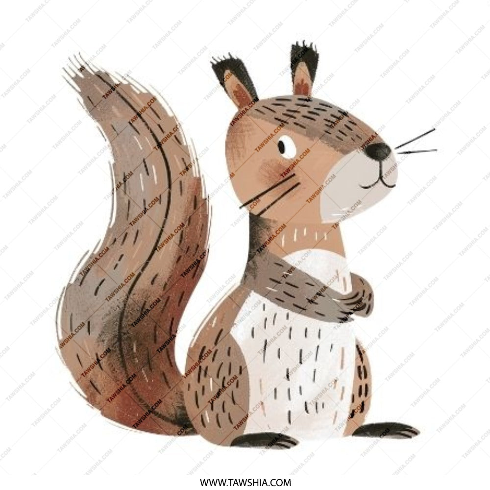 Cute Squirrel Pinback Button, Woodland Animal Button, Animal Lover Gift, Unique Badge, Adorable Pin, Squirrel Lover, Unique Gift - Tawshia