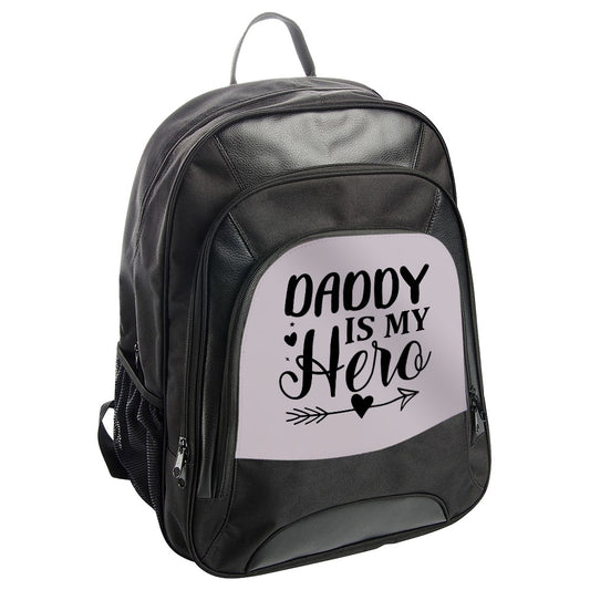 Daddy is My Hero BackPack, Cute Kids Backpack, Gift for Dad Backpack, Father's Day BackPack, Gift for Daddy BackPack - Tawshia