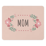 Mom Floral Mouse Pad, Cute Mother's Day Gift, Unique Office Decor, Desk Accessories, Perfect for Her, Trendy Mousepad, Gift for Mom - Tawshia