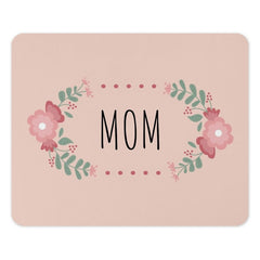 Mom Floral Mouse Pad, Cute Mother's Day Gift, Unique Office Decor, Desk Accessories, Perfect for Her, Trendy Mousepad, Gift for Mom - Tawshia