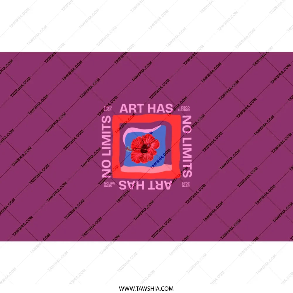 Art Has No Limits Vibrant Graphic Print product