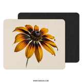 Black Eyed Susan Mouse Pad, Floral Mousepad, Flower Mouse Pad, Botanical Desk Decor, Home Office, Nature Lover Gift, Floral Office Decor - Tawshia