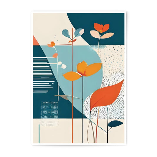 Abstract Floral Photographic Print, Modern Art Print, Flower Wall Art, Botanical Home Decor, Minimalist Art - Tawshia