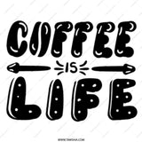 Coffee Is Life Mug, Funny Coffee Mug, Coffee Lover Gift, Morning Coffee Mug, Unique Mug Design, Hot Beverage Mug, Gift Idea Mug - Tawshia
