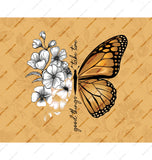 Good Things Take Time Butterfly Floral product