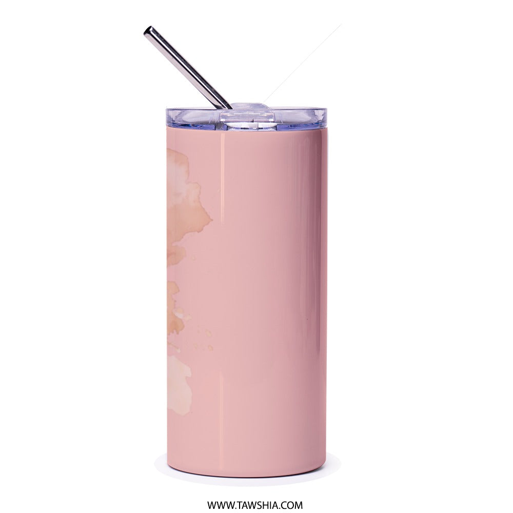 Arabic Mom Gift Tumbler, Mother's Day Gift, Arabic Calligraphy Cup, Unique Mom Tumbler, Personalized Tumbler, Gifts for Her - Tawshia