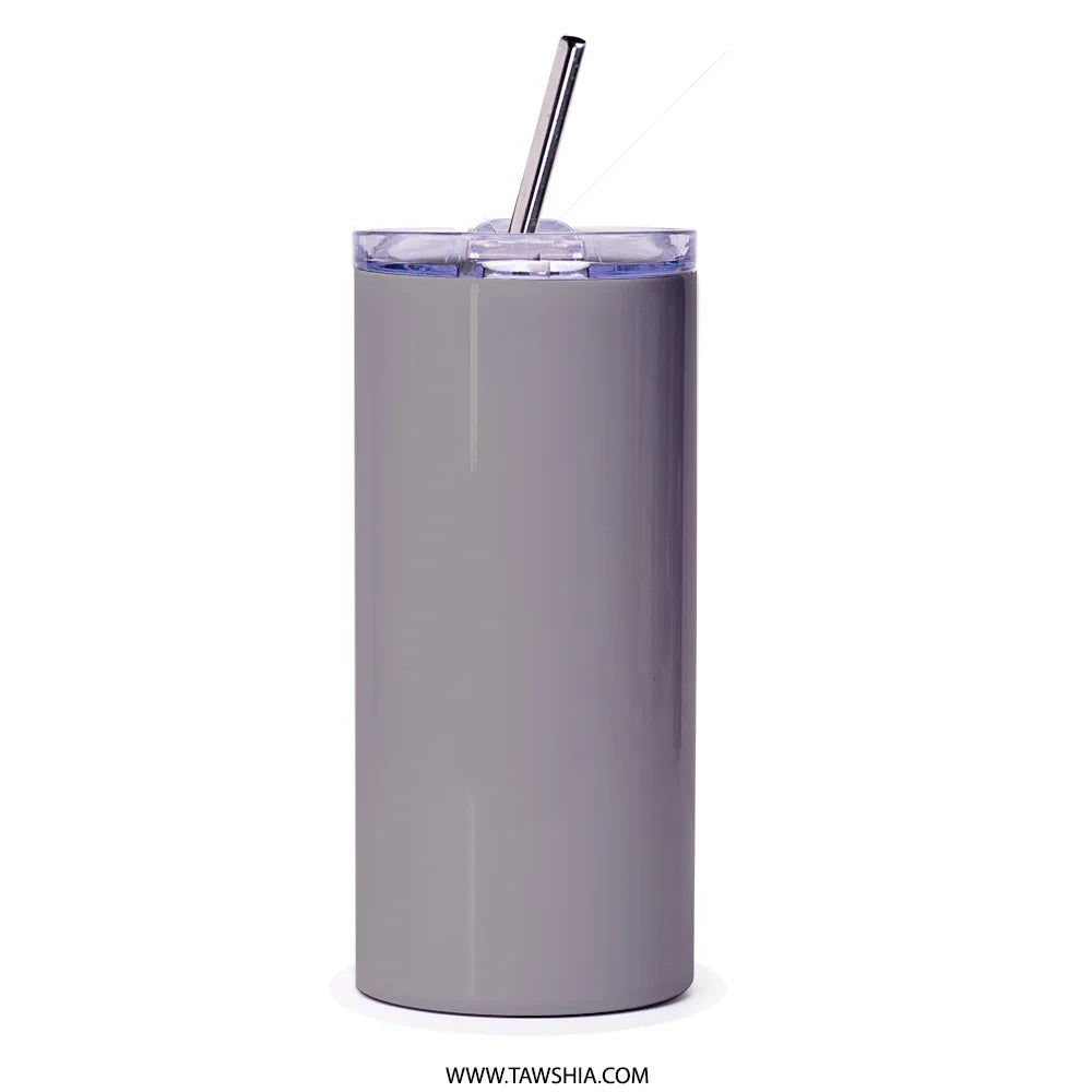Sleek Insulated Tumbler with Straw Stylish Drinkware product type