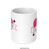 I Love You Mug, Heart Mug, Valentines Gift, Romantic Mug, Anniversary Gift, Cute Mug, Gift For Her, Gift For Him, Coffee Mug, Tea Mug - Tawshia