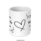 Mothers Day Gift Mug, Inspirational Mom Mug, Reach for Dreams Mug, Motivational Coffee Mug, Heart Mug, Mom Birthday Present, Mothers Mug - Tawshia