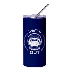 Spaced Out Astronaut Design Navy Blue Drinkware Product
