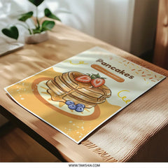 Pancakes Photographic Print, Foodie Art, Breakfast Decor, Kitchen Wall Art, Delicious Dessert, Good Food Good Mood, Home Decor, Trendy Art - Tawshia