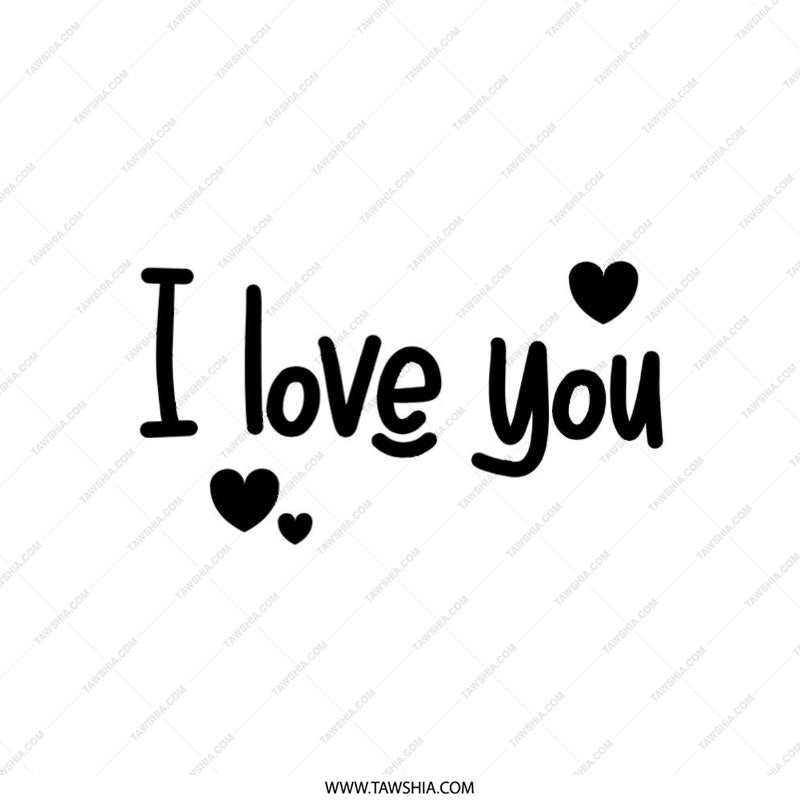I Love You Pillow, Cute Heart Pillow, Romantic Pillow Decor, Valentine's Day Pillow, Anniversary Gift, Love You Throw Pillow - Tawshia