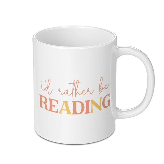 Rather Be Reading Mug, Book Lover Gift, Reader Mug, Bookish Mug, Novelty Mug, Bookworm Gift, Gift for Readers - Tawshia