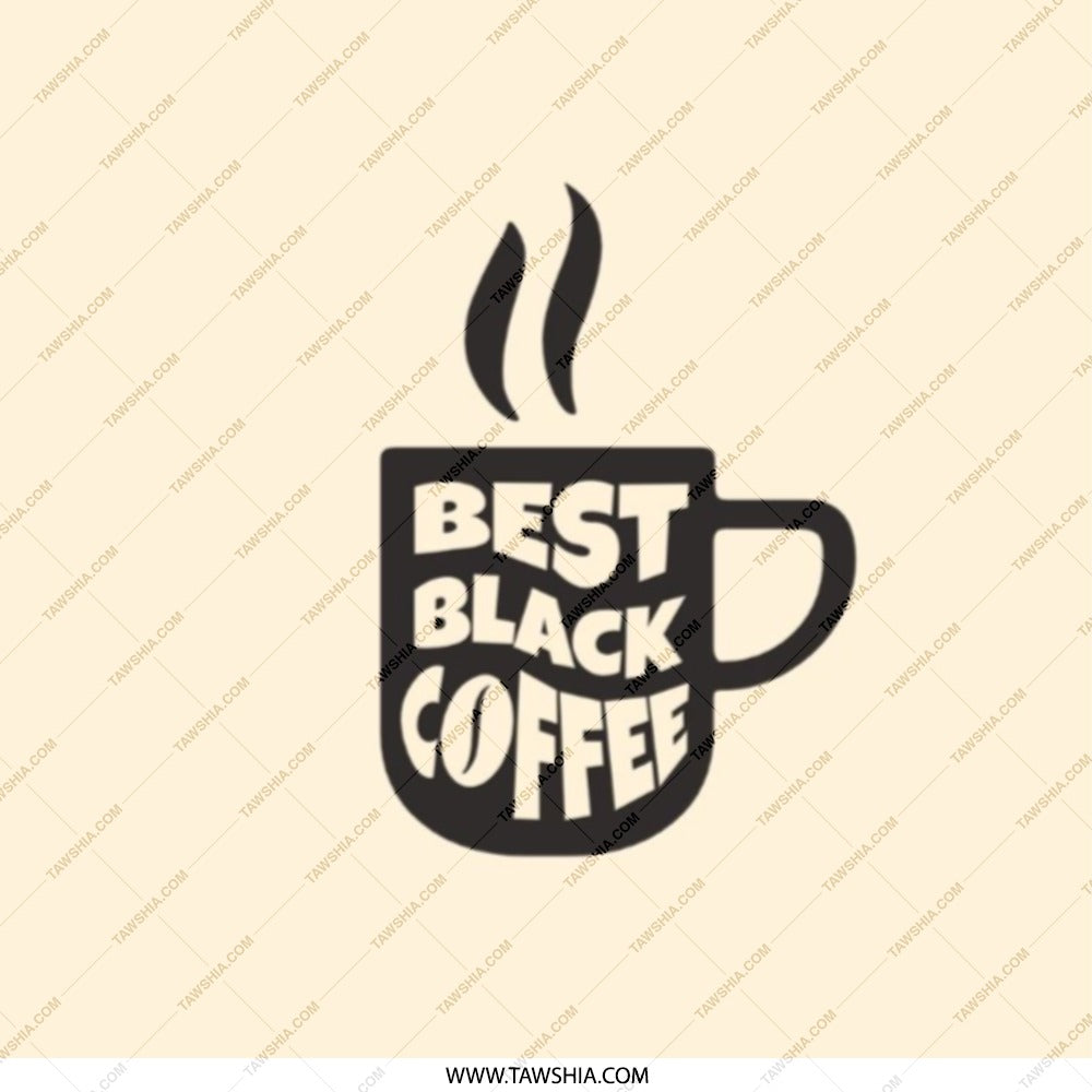 Best Black Coffee Pocket Mirror, Unique Gift, Coffee Lover, Cute Portable Mirror, Travel Mirror, Makeup Mirror, Stylish Mirror - Tawshia