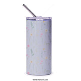 Capture the Moment Tumbler, Camera Design Tumbler, Floral Tumbler, Photographer Gift, Photo Lover Gift, Unique Tumbler, Trendy Drinkware - Tawshia