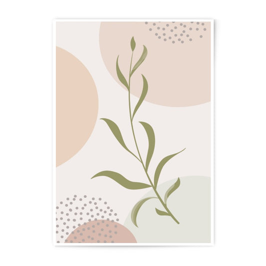 Abstract Leaf Photographic Print, Botanical Wall Art, Modern Art Print, Neutral Color Decor, Minimalist Photo, Home Decor, Gift Idea - Tawshia