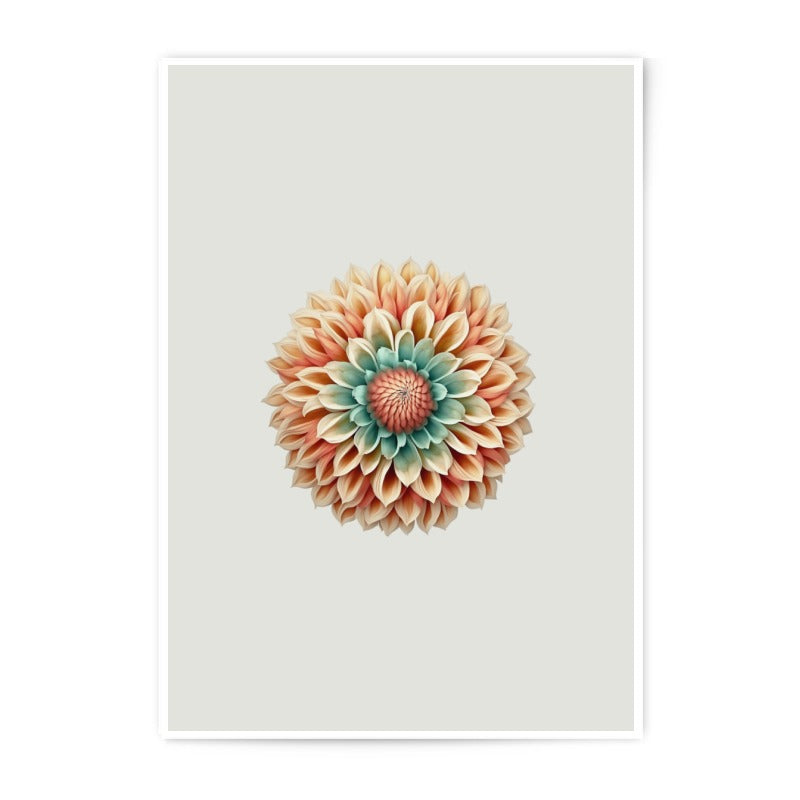 Dahlia Flower Photographic Prints, Floral Art, Nature Photography, Home Decor, Botanical Wall Art, Flower Print - Tawshia