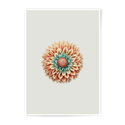 Dahlia Flower Photographic Prints, Floral Art, Nature Photography, Home Decor, Botanical Wall Art, Flower Print - Tawshia