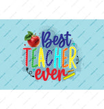 Best Teacher Ever Inspirational Graphic product