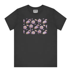 Floral and Rainbow Graphic Design T-shirt product