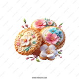 Floral Cookie Pillow, Decorative Pillow, Flower Pillow, Unique Pillow, Home Decor Pillow, Accent Pillow, Cute Pillow - Tawshia