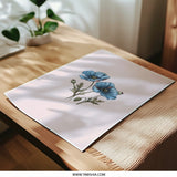 Blue Poppy Photographic Prints, Floral Wall Art, Botanical Decor, Flower Prints, Home Decor, Wall Decor, Unique Gift, Fine Art Prints - Tawshia