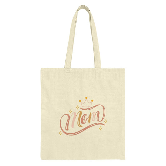 Mom Tote Bag, Cute Mother's Day Gift, Best Mom Ever, Queen Mom Shopping Bag, Everyday Tote, Gift for Mom Birthday, Mom with Crown - Tawshia