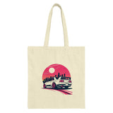 JDM Car Tote Bag, Skyline Tote, Japanese Car, Car Lover Gift, Cityscape Tote Bag, Graphic Tote, Aesthetic Tote, Trending Tote Bag - Tawshia