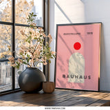 Bauhaus Ausstellung 1919 Wall Art, Modernist Print, Geometric Poster, Exhibition Decor, Minimalist Art, Home Decor - Tawshia