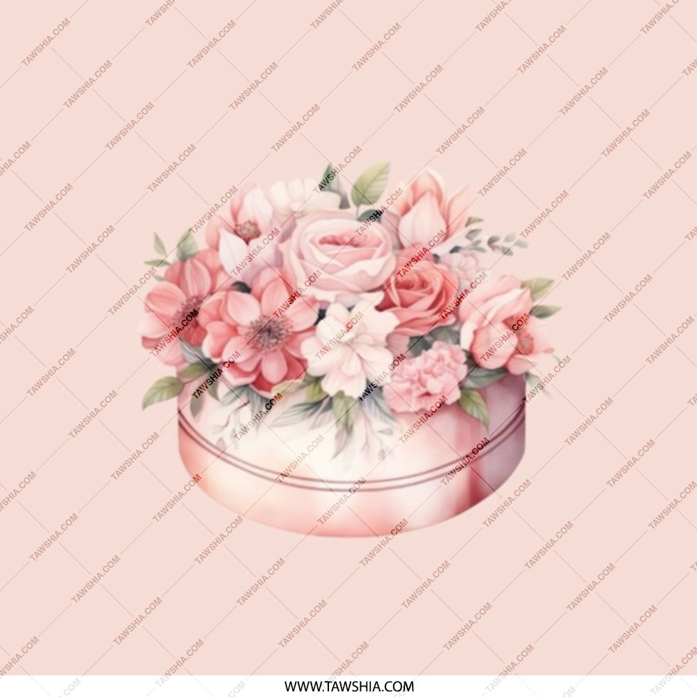 Floral Pocket Mirror, Roses, Gift Box Design, Compact Makeup Mirror, Cute Purse Mirror, Everyday Essential, Bridesmaid Gift, On The Go - Tawshia