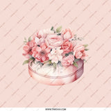 Floral Pocket Mirror, Roses, Gift Box Design, Compact Makeup Mirror, Cute Purse Mirror, Everyday Essential, Bridesmaid Gift, On The Go - Tawshia