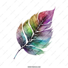 Colorful Feather Mug, Watercolor Design, Nature Lover Gift, Unique Coffee Mug, Artistic Mug, Gift Idea - Tawshia