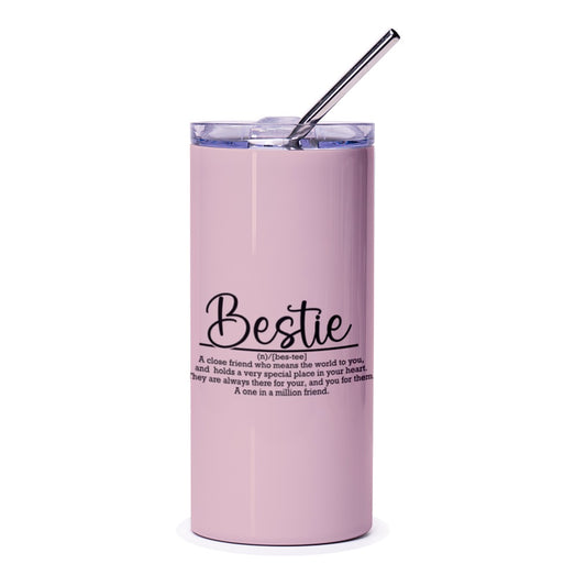Bestie Tumbler, Friendship Gift, Best Friend Ever, Unique Gift for Bestie, Personalized Tumbler, Custom Bestie Tumbler - Tawshia
