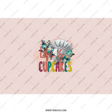 Life is Cupcakes Tumbler, Chef Hat Design, Cupcake Lover Gift, Baking Tumbler, Foodie Gift Idea, Unique Tumbler, Gift for Baker - Tawshia