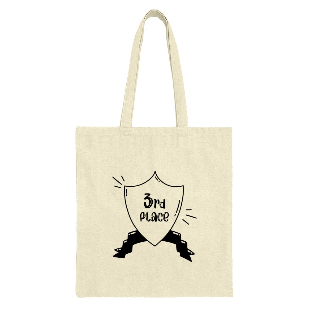 3rd Place Tote Bag, Achievement Gift, Award Tote, Competition Present, Funny Tote, Gift for Winner, Everyday Bag, Celebration Bag - Tawshia