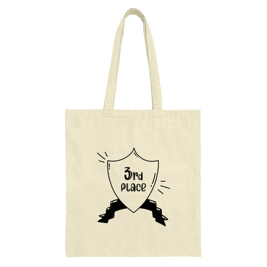 3rd Place Tote Bag, Achievement Gift, Award Tote, Competition Present, Funny Tote, Gift for Winner, Everyday Bag, Celebration Bag - Tawshia