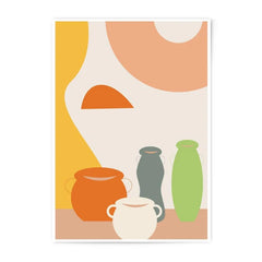 Abstract Pottery Photographic Print, Modern Art Print, Minimalist Wall Decor, Still Life Pottery Art, Home Decor, Art Print - Tawshia