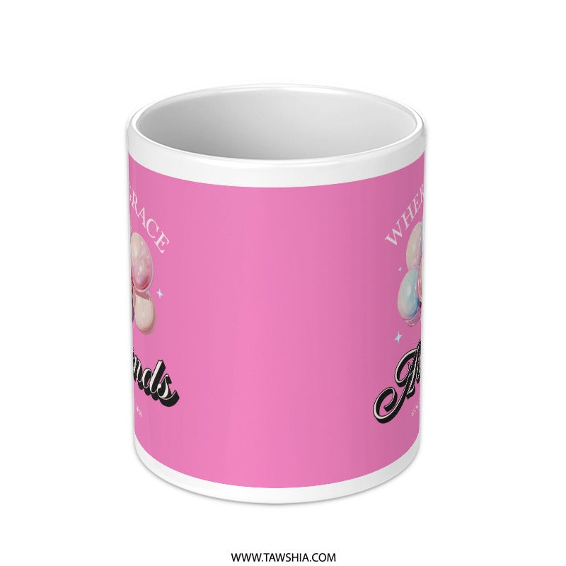 Pink Friends Themed Beautifully Designed Mug product