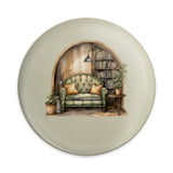 Cozy Room Pinback Button, Reading Nook Button, Bookshelf Decor, Relaxing Room Pin Button, Book Lover Gift, Home Decor Pinback Button - Tawshia