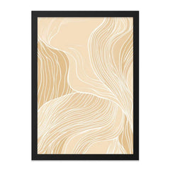 Minimalist Wall Art, Abstract Line Art Print, Beige Aesthetic, Modern Art, Neutral Decor, Home Wall Decor, Contemporary Artwork - Tawshia