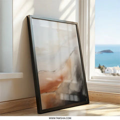 Abstract Wall Art, Modern Art Print, Contemporary Art, Neutral Wall Decor, Living Room Art, Earth Tones Art, Elegant Home Decor - Tawshia