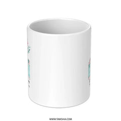 Floral Camera Mug, Give Yourself Credit, Watercolor Design Coffee Cup, Motivational Quote Mug, Unique Gift Idea, Cute Mug, Etsy Bestseller - Tawshia