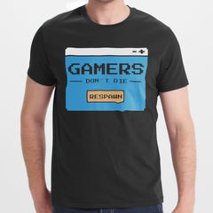 Gamers Don't Die Respawn Graphic T-shirt product type